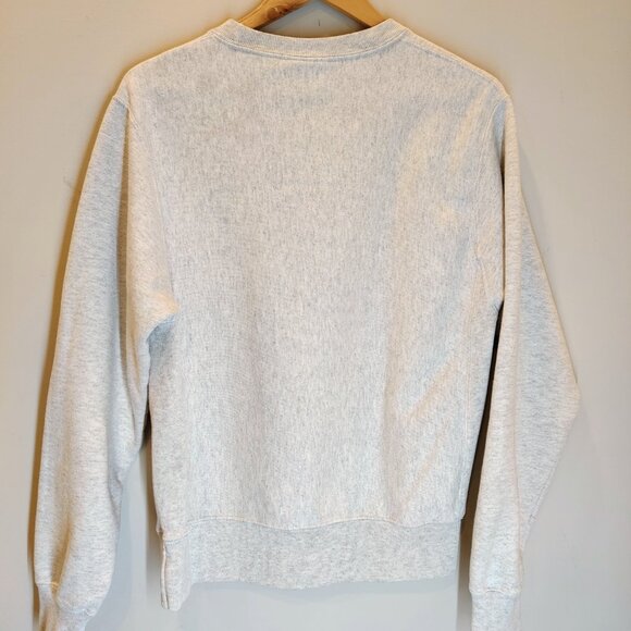 Champion Crewneck Gray Reverse Weave Sweatshirt Small - Picture 4 of 7